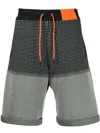 Nike Contrast Drawstring Shorts In Black
