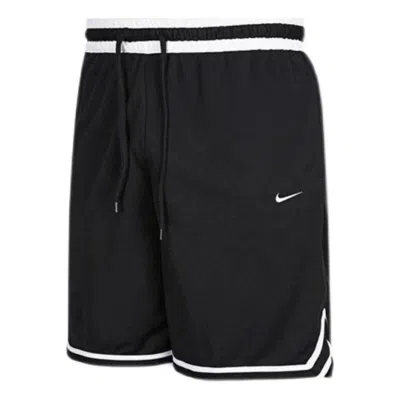Nike Contrasting Colors Line Detail Lacing Straight Shorts Black