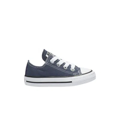 Pre-owned Nike Converse Chuck Taylor All Star Low Top Td 'navy' | Blue | Infant Size 4