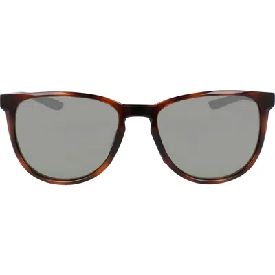 Nike Cool Down 54mm Sunglasses In Tortoise/silver Flash