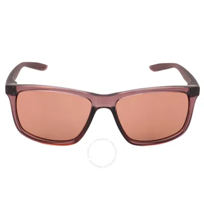Nike Copper Square Unisex Sunglasses  Chaser Ascent D 200 59 In Copper / Mauve