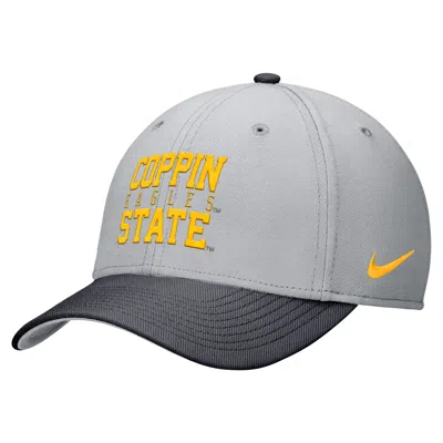 Nike Coppin State University Swooshflex  Unisex Dri-fit College Cap In Grey