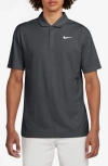 Nike Core Novelty Dri-fit Polo In Anthracite/ Black/ Anthracite