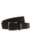Nike Core Reversible Woven Belt In Black/ Brown