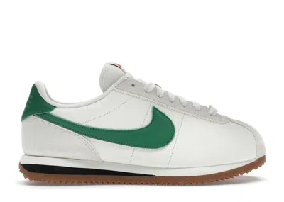 Pre-owned Nike Cortez '23 (women's) Sneakers In Sail/aloe Verde/black