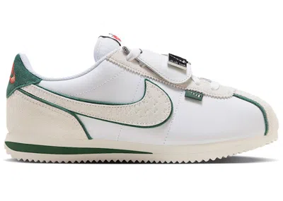 Pre-owned Nike Cortez All Petals United Green (women's) Sneakers In Summitin White/summit White/light Bone