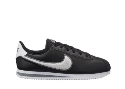 Pre-owned Nike Cortez Basic Ltr Se Sneakers In Black/pure Platinum