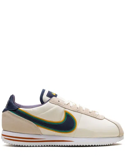 Nike Cortez Basic Prem Sneakers In Neutrals
