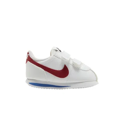 Pre-owned Nike Cortez Basic Sl Td 'white Varsity Red' | Infant Size 3