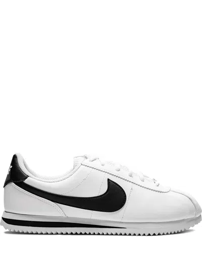 Nike Teen Cortez Basic Low-top Sneakers In White