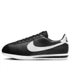 Nike Cortez Leather Sneakers In Black And White In Black