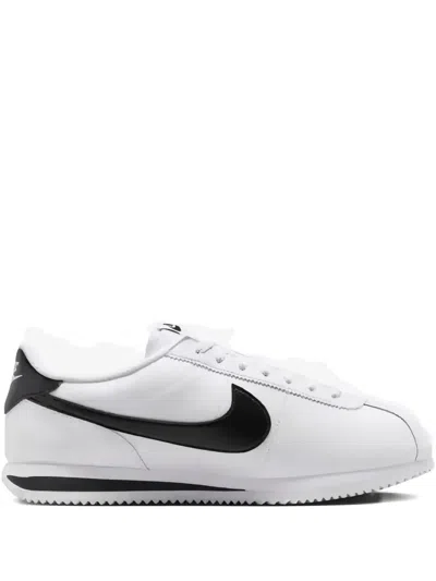 Nike Cortez "campfire Orange" Sneakers In White