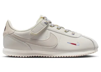 Pre-owned Nike Cortez Easyon Light Orewood Brown Sneakers In Soft Pearl/comet Blue/burgundy Crush