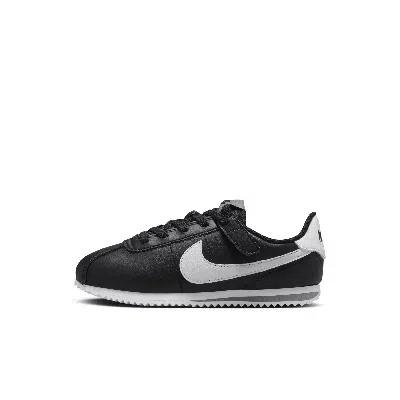 Nike Cortez Easyon Little Kids' Shoes In Black/white