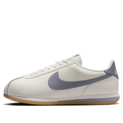 NIKE NIKE CORTEZ LEATHER 'SAIL GUM YELLOW RED'