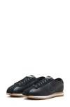 Nike Cortez Leather Sneaker In Black