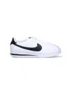 Nike Cortez Leather Sneakers In White And Black