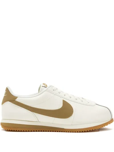 Nike Cortez Leather Sneakers In White