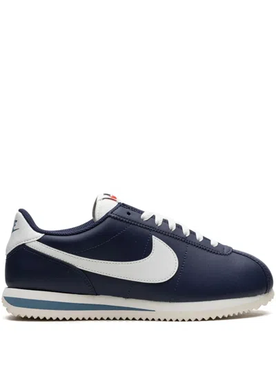NIKE CORTEZ LEATHER SNEAKERS