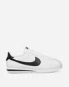 Nike Cortez Leather Sneakers In White And Black In Multicolor