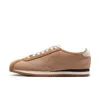 Nike Cortez Perforated-logo Leather Sneakers In Brown