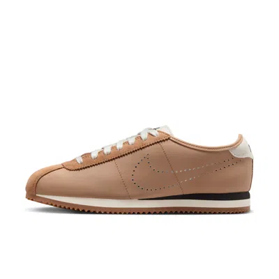 Nike Cortez Perforated-logo Leather Sneakers In Brown