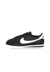 Nike Cortez Leather Sneakers In Black And White In Black/white