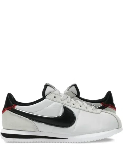 Nike Cortez Metallic-accents Sneakers In White