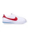 Nike Classic Cortez "white/varsity Red" Leather Sneakers In Multi