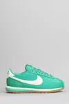 Nike Women S Cortez Textile Sneakers Stadium Green / Coconut Milk