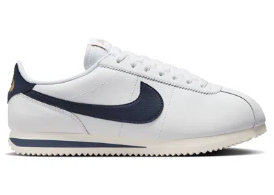 Pre-owned Nike Cortez Olympic (women's) Sneakers In White/sail/metallic Gold