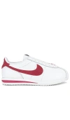 Nike Cortez Sneakers In White And Red In Sail  Adobe  Med Soft Pink  & Team Red