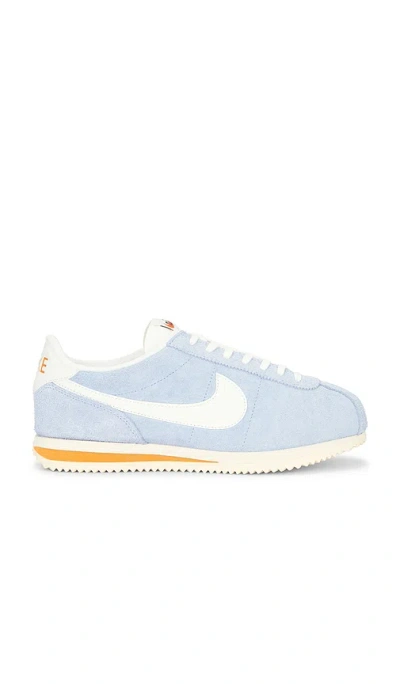 Nike Cortez Suede Sneakers In Blue