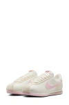 Nike Cortez Sneaker In Sail/pink Foam/college Grey