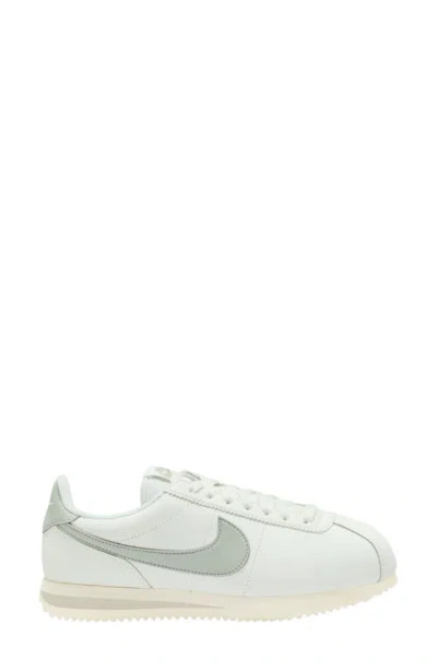 Nike Cortez Sneaker In Summit White/silver/sail