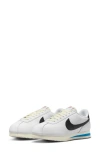 Nike Cortez Sneaker In White/ Black/ Blue