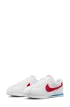 Nike Women's Low Shoe W Cortez Leather White/varsity Red/varsity Blue