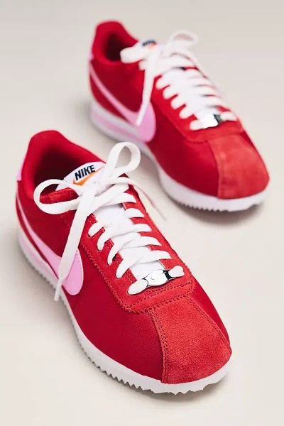 Nike Cortez Sneakers In Red