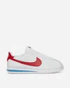 NIKE CORTEZ LEATHER SNEAKERS WHITE / VARSITY RED