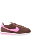 Nike Cortez Woman With Suede Inserts Sneakers In Brown