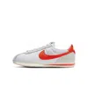 Nike Babies' Cortez Textile Big Kids' Shoes In White