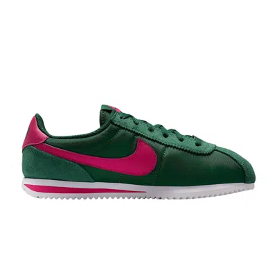 Pre-owned Nike Cortez Textile Gs 'gorge Green Wild Cherry' | Kid's Size 5