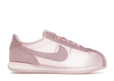 Pre-owned Nike Cortez Textile Satin Soft Pink (women's) Sneakers In Medium Soft Pink/pink Ice