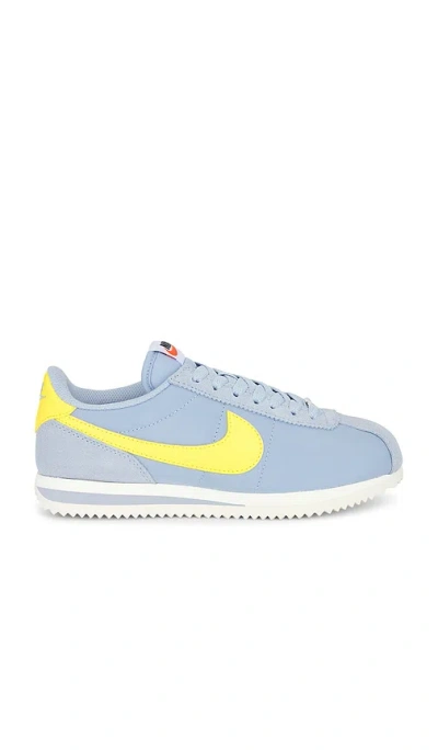 Nike Cortez Textile Sneaker In Blue