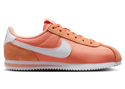 Pre-owned Nike Cortez Textile Sneakers In Apricot Agate/white