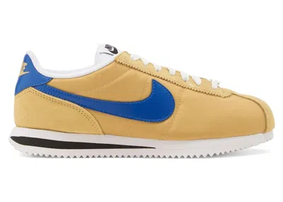 Pre-owned Nike Cortez Txt Game Royal (women's) Sneakers In Infinite Gold/white/black