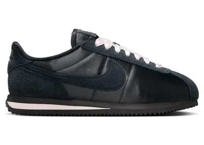 Pre-owned Nike Cortez Txt Se Satin (women's) Sneakers In Black/pink Foam