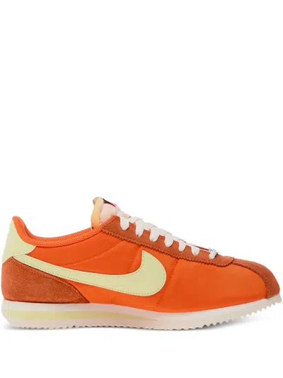 Nike Cortez Txt Sneakers In Orange