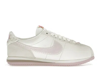 Pre-owned Nike Cortez Valentine's Day (2025) (women's) Sneakers In Sail/pink Foam