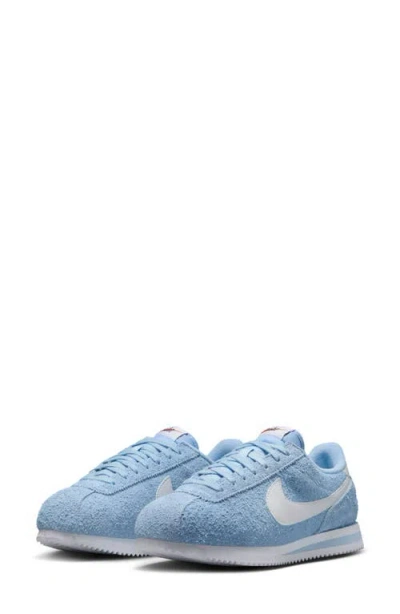 Nike Cortez Vintage Sneaker In Aluminum/white